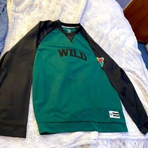 Large Men’s Minnesota Wild Long Sleeve Jersey.